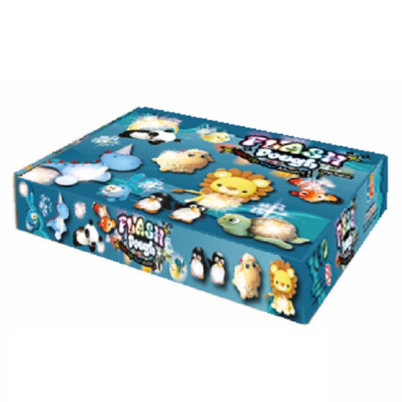 Flash-Dough Wild Animals play-set